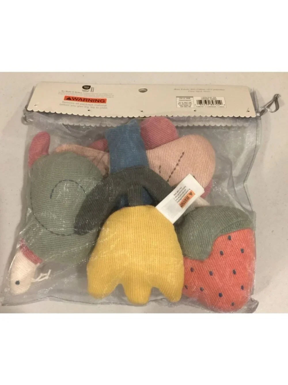 Cloud Island Soft Toy Set Rattle & Chime Baby Toys
